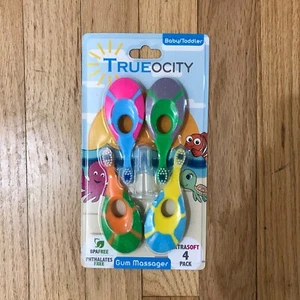 Baby Toothbrush 4 Pack, Toddler Toothbrush Age 1-2 & Bonus Silicone Finger Br... - Picture 1 of 3