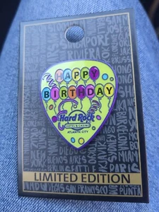 New Hard Rock Casino Atlantic City Collectible Limited Pin Happy Birthday Design - Picture 1 of 4