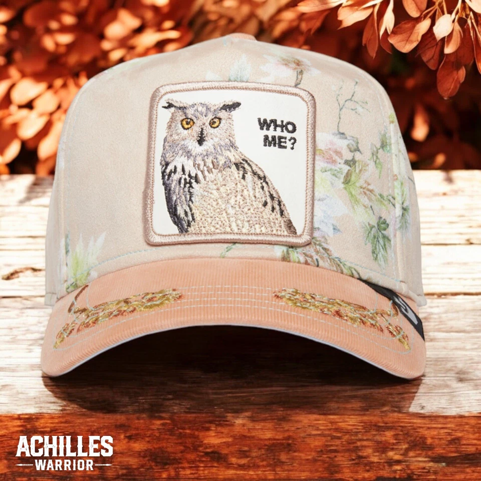 Goorin Bros Trucker Friday Drop Cookie Thief - ¿QUIÉN SOY? Parche de búho floral limitado Foto 1 de 4