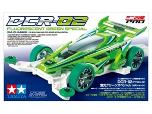 Tamiya 95510 Mini 4WD DCR-02 FLUORESCENT GREEN SPECIAL (MA CHASSIS) 1/32 - Photo 1 sur 3