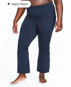 NWT Nike Yoga Dri-Fit Luxe Women’s Dark Blue Flared Pants Plus Size 3X MSRP $110 - Picture 1 of 18