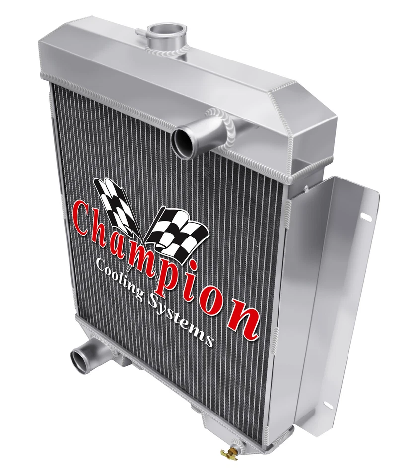 Radiador Champion de aluminio de 3 filas para motor Mercury Monterey V8 1955 1956 Foto 1 de 4