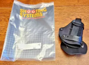 Shooting Systems Contour Paddle Slide Holster, Right Hand, Black CPHS4-RH Size 4 - Picture 1 of 9