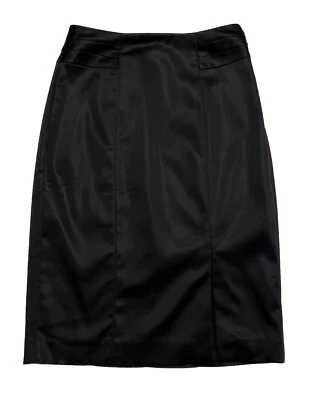WHITE HOUSE|BLACK MARKET Size 0 Satin Pencil Skirt Shiny Straight Womens WHBM - Image 1 of 4