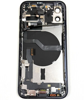 Apple iPhone 12 6.1" 2020 Black Rear Back Case Frame Good Glass OEM Grade B+ - Image 1 of 4