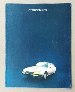 -- CATALOGUE CITROËN CX 2000 / 2400 / 2200 DIESEL -- 22 PAGES. 1977 - Imagen 1 de 2