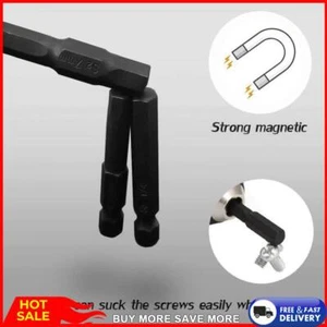 10pcs Hexagonal Drill Bits Set 50mm Electric Screwdriver Hex Bit with Magnetic - Picture 1 of 7