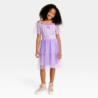 Girls Disney Encanto Dress Outfit 4 5 6 7 8 10 12 Isabela Halloween Costume New - Image 1 of 4
