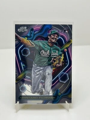2023 Topps Chrome Cosmic SHINTARO FUJINAMI RC #71 - Image 1 of 2