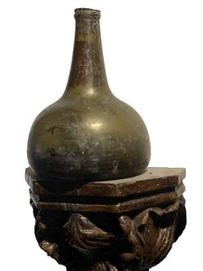 antique big  Dutch wine bottle century 17th onion .Nice colors VOC Union - Bild 1 von 6