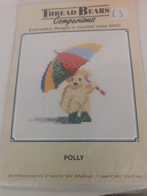 Thread Bears  cross-stitch  kit.                Chart only available  - Image 1 of 2