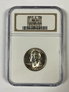 1945 S Washington Silver Quarter 25C NGC MS 65 - Picture 1 of 4