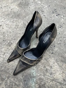 Vintage 90s Guess by Marciano Leather Washed Heels - Picture 1 of 9