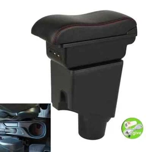 Armrest Box Console Center Storage 3 USB Ports For Toyota Yaris Hybrid 2015-2021 - Bild 1 von 13