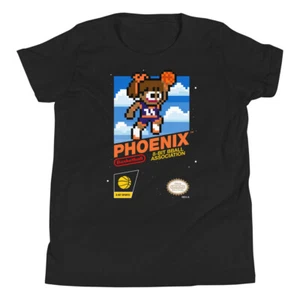 Phoenix Mercury 8-bit Retro NES Nintendo Jersey Youth Kid Child Girl Boy T-Shirt - Picture 1 of 9