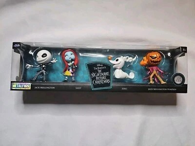 Jada 2.5" Nano MetalFigs: Disney Pesadilla Antes de Navidad Figuras JUEGO DE 4 PAQUETES Foto 1 de 3