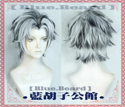 Haikyuu!! Kotarou Bokuto косплей молодежи короткие волосы шиньон Sliver черный парики - Изображение 1 из 4