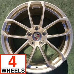 4 GT4 Style FORGED 20 inch Wheels fit OEM Factory Porsche Cayman Boxster 718 981 - Picture 1 of 16