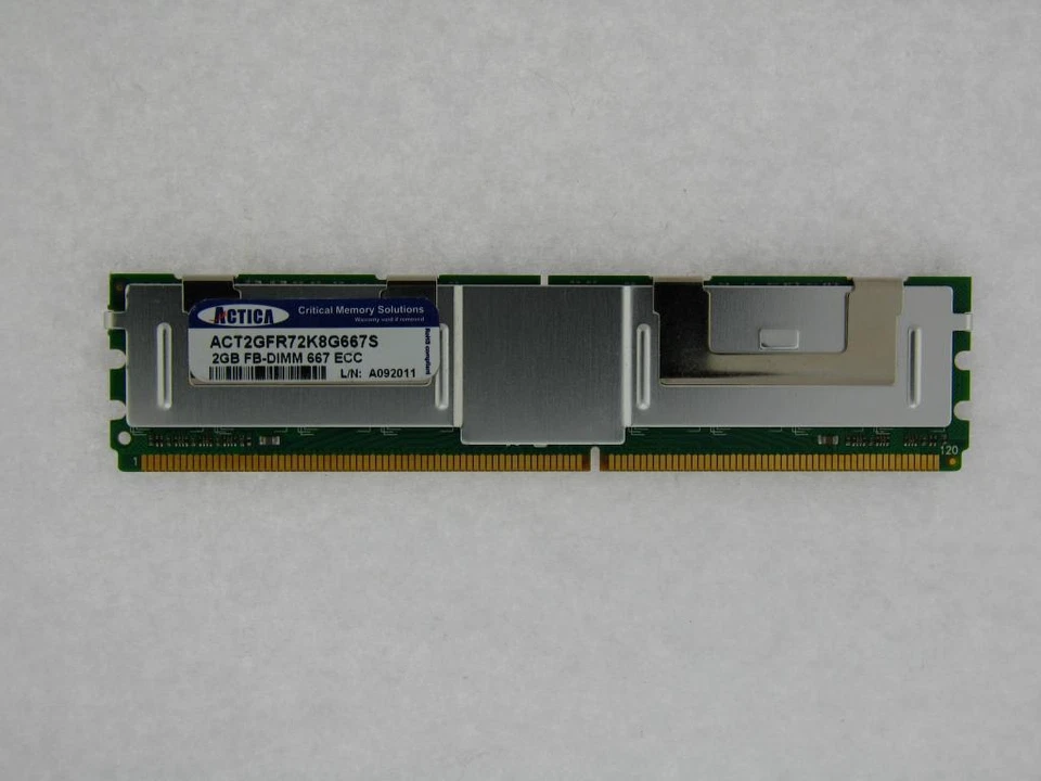 Act2gfr72k8g667s 2gb 2rx8 Pc2-5300 Ddr2-667mhz ECC Voll Buffer Server Speicher - Bild 1 von 1