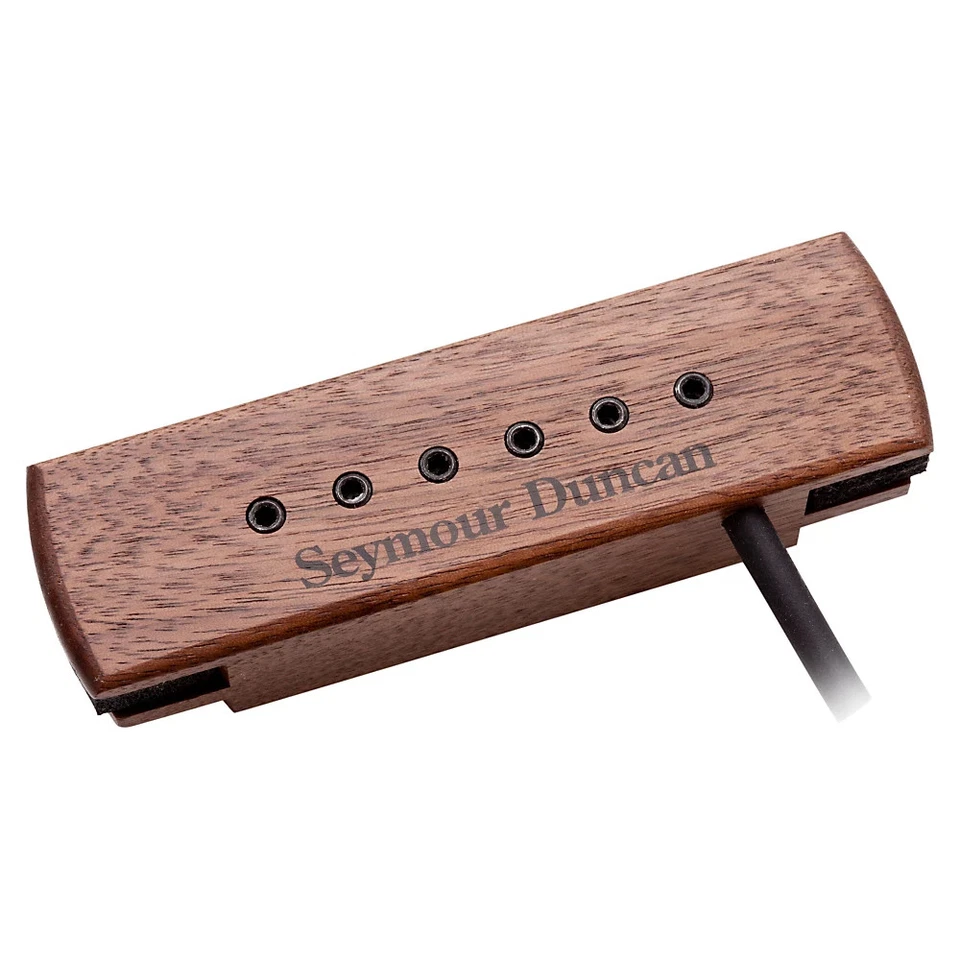 Seymour Duncan Woody XL Adjustable Pole Pieces Soundhole Pickup Walnut LN - Image 1 of 1