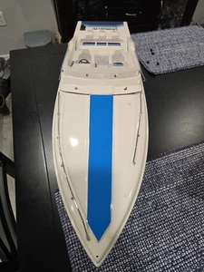 Traxxas Villain IV Electric RC Boat Used Vintage RC with Controller  - Picture 1 of 10