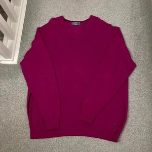 Peter Gribby Baumwolle Kaschmir Pullover Gr. XL V-Ausschnitt Pulli Feinstrick Pulli - Bild 1 von 3