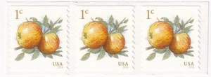 STAMP US SCOTT 5037 "Apple" 1 CENT COIL 2016 MNH STRIP OF 3 - Picture 1 of 1