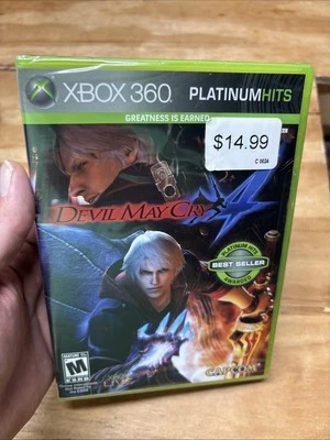 Devil May Cry 4 (Microsoft Xbox 360, 2008) NEW SEALED *Platinum Hits* Fast Ship - Image 1 of 4
