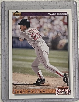 1992 Upper Deck Diamond Skills Wade Boggs #646 Boston Red Sox - Image 1 of 2