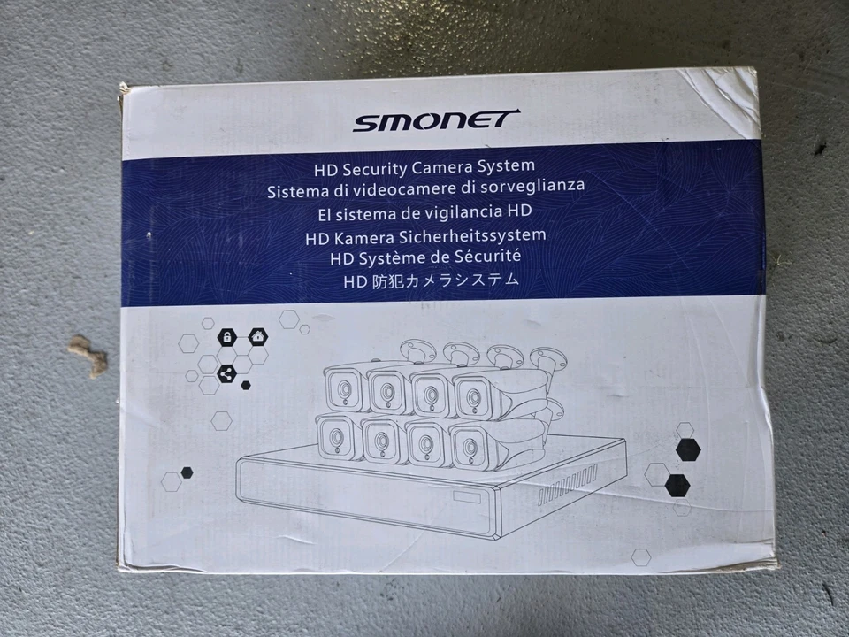 smonet security camera system and cable - Image 1 of 4