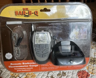 全新带盒 MR. BAR-B-Q 烧烤/烧烤遥控阅读肉类温度计 — 第 1/3 张图片