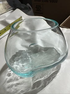 Melted Molten Glass Bowl  - Picture 1 of 11