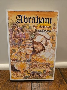 Vintage Hardcover ABRAHAM: FATHER OF MANY NATIONS By Warren K. Johnson, New - Picture 1 of 7