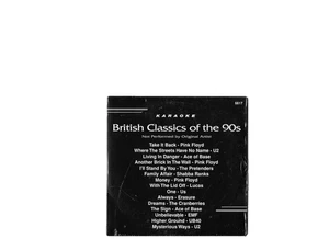 KARAOKE British Classics of the 90's CD (Volume 6617) - Picture 1 of 2