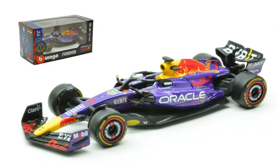 Modellino auto formula 1 F1 scala 1:43 RED BULL RB19 VERSTAPPEN 2023 LAS VEGAS - Immagine 1 di 1