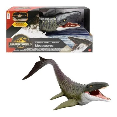 Mattel Mosasauro Super Colossale (91cm) JURASSIC WORLD REBIRTH JGB51 - Immagine 1 di 4