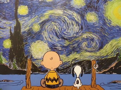 DEATH NYC gerahmte Lithografie ltd edit "Charly Snoopy" 3D Siegel COA Zertifikat - Bild 1 von 4