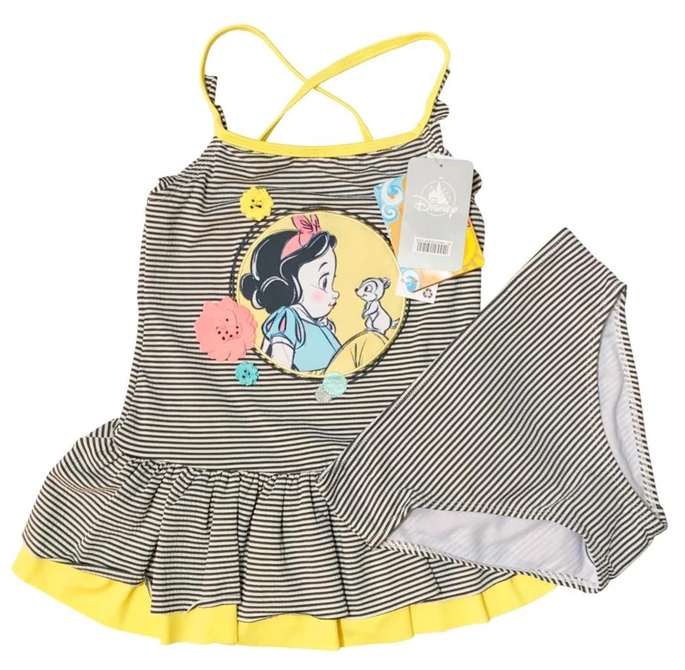 Nuevo Traje de Baño Tankini Blancanieves Colección Animadores Disney Store Niñas Talla 5 6 Foto 1 de 1
