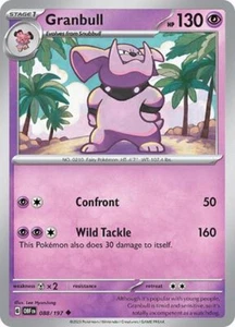 Granbull Obsidian Flames Pokémon TCG 088/197 Regular Uncommon ࿊ - Picture 1 of 1