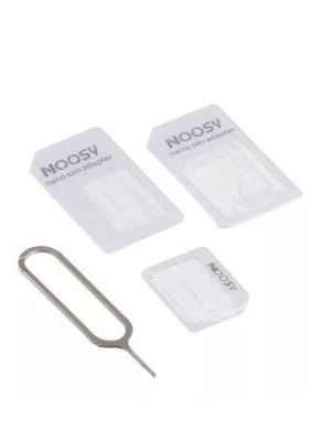 Juego de adaptadores de tarjetas SIM universales - Adaptador de tarjeta nano y micro para móvil tableta - Imagen 1 de 4