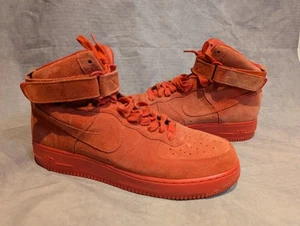 NikeiD Air Force 1 Herren Größe UK 10 High Triple Red - Bild 1 von 20