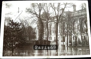 N° 69 PARIS INONDATIONS DE 1910 LE GRAND PALAIS Ecrite - Bild 1 von 2