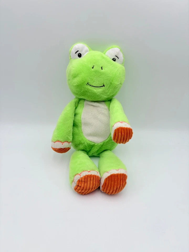 Animal Adventure Frog Plush Green Orange Sweet Sprout Corduroy Paws Legs 15" - Image 1 of 4