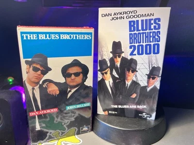 Blue Brothers And Blues Brothers 2000 VHS - 2 VHS LOT Belushi Aykroyd Goodman - Image 1 of 4