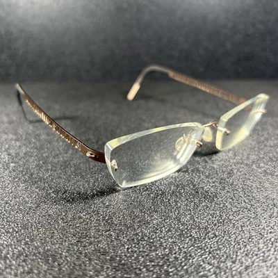 Anteojos Lindberg Titanium sin montura Nº 040 / 7DD6 T606•130 Col U12 Marrón Pequeño Foto 1 de 4