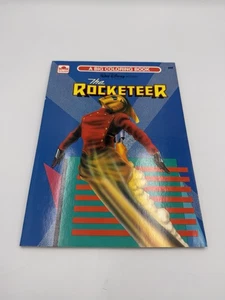 The Rocketeer A Big Coloring Book #2968 Disney Golden Books Dave Stevens Uncolor - Picture 1 of 2