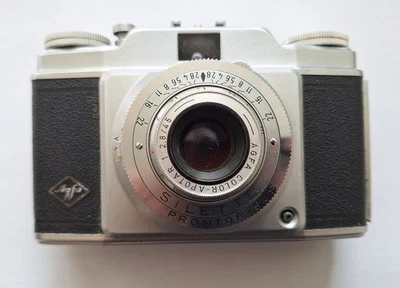 Agfa Silette Compur Rapid Kamera Sucherkamera mit Apotar 1:3.5/45 45mm Optik - Bild 1 von 4