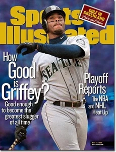 May 17, 1999 Ken Griffey Jr. Seattle Mariners SPORTS ILLUSTRATED NO LABEL - Picture 1 of 1