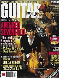 Guitar World Magazine Holiday 2007 Avenged Sevenfold Led Zep Van Halen Metal Roc - Picture 1 of 9