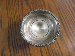 "Bonito plato de caramelo de plata esterlina antiguo usado PREISNER 5 1/4" - Imagen 1 de 5